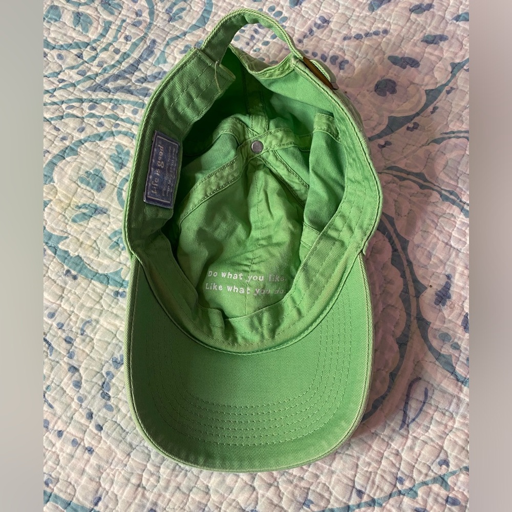 Life is Good Tennis Player Hat - Green - Picture 3 of 5